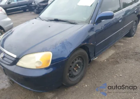 2001 Honda Civic Ex из США, поврежденный, VIN JHMES26781S004964